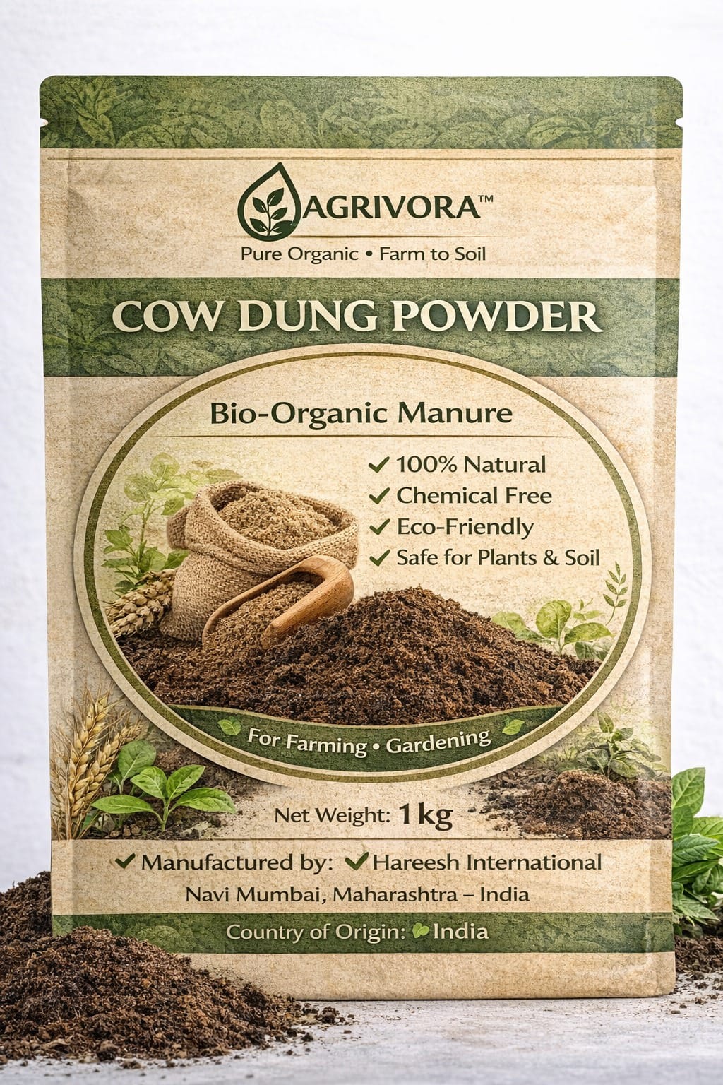 agrivoracowdung powder